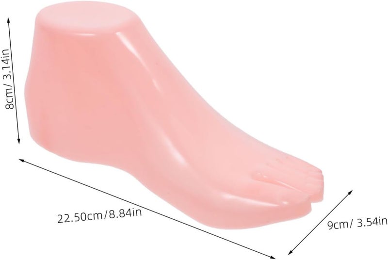 OUNONA Footies Socks for Women Foot Mannequin Display Stand Sock Foot Model Mannequin - Image 2